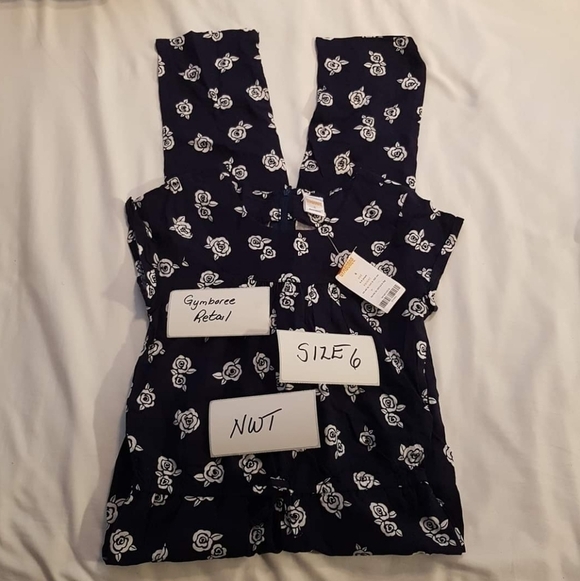 Gymboree girls size 6 floral jumpsuit, New - Picture 6 of 7